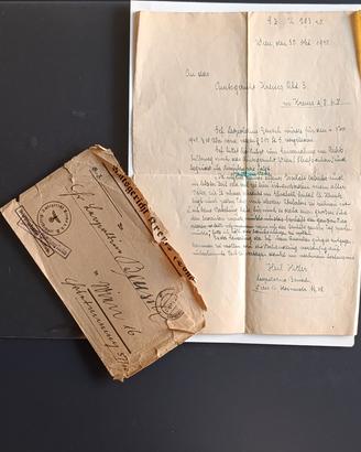 lettera ufficiale 1940