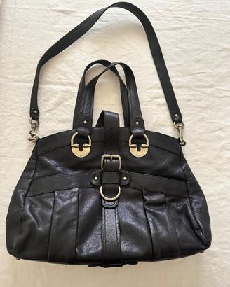 Borsa a tracolla in pelle nera da donna Bally