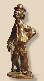 Charlot in bronzo h 21