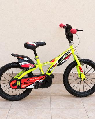Bici bambino Dino Bikes Raptor 16 pollici