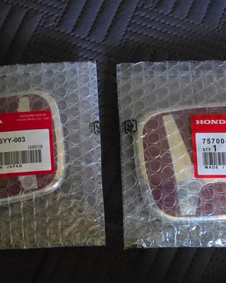 Emblemi Honda H rosso Genuine Parts