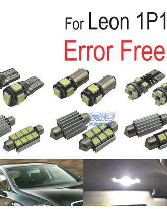 KIT 13 LAMPADE LED INTERNE PER SEAT LEON MK2 1 P 1