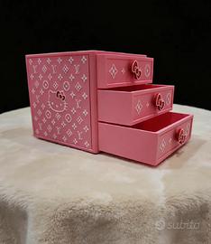 Mini cassettiera portaogetti Hello Kitty Style