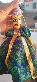 Marionetta indiana seta doppia