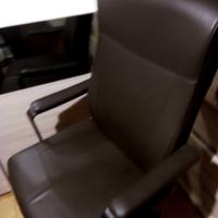 Sedia da ufficio IKEA MILLBERGET - Ecopelle Nera /