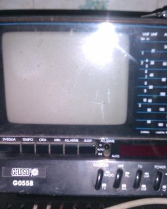 MINI TV RADIOSVEGLIA GELOSO 5' vintage