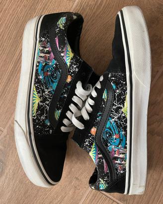 Vans Old Skool Cosmic Glow, Black/True White.