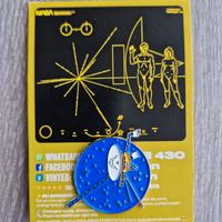 Voyager nasa spilla nuova con card pin brooch