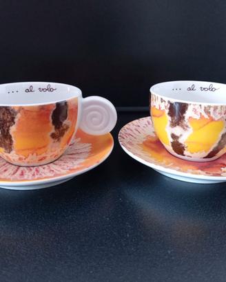 Set 2 tazze colazione THUN Maja con piattino