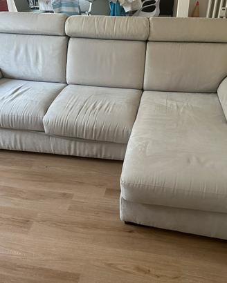 Divano 3 posti con chaise longue Poltrone e Sofà