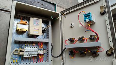 Quadro elettrico con inverter e temporizzatore