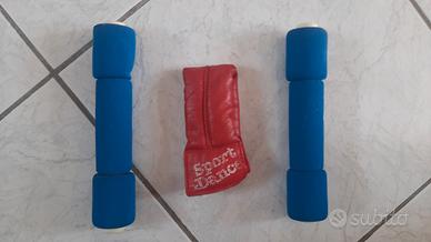 3 pesi da 500gr per fitness 