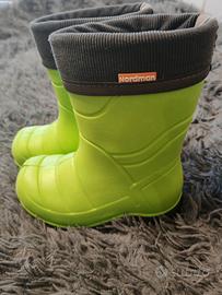 Stivali da pioggia per bambini Nordman, verde, num