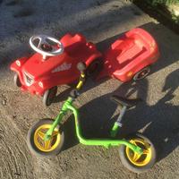 bici senza pedali e bobby car