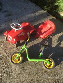 bici senza pedali e bobby car