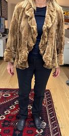 GIACCA CORTA DI VISONE RASATO