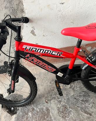 Bici da bambino misura 16