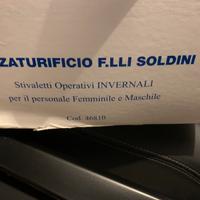 Anfibi Polizia mis. 42 modello invernale