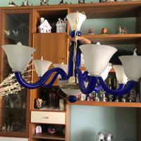 Lampadario in vetro di Murano