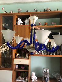 Lampadario in vetro di Murano