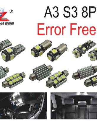 KIT 20 LAMPADE LED INTERNE 2003-2013 PER AUDI A3 S