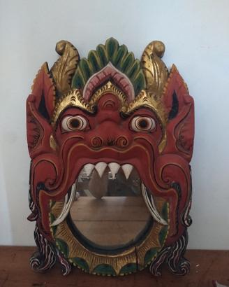 maschera con specchio