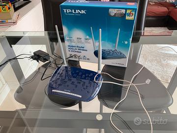 Modem router wireless TP-link ADSL 300mbps