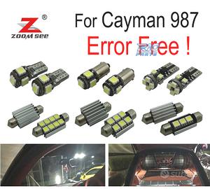 KIT 19 LAMPADE LED INTERNE PER PORSCHE CAYMAN 987 