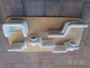 set accessori bagno in ceramica porcellana