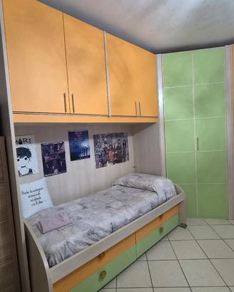 cameretta completa con cabina armadio