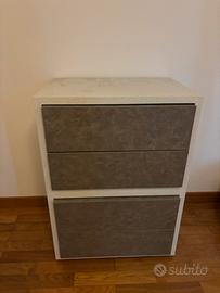 Moderna cassettiera doppia