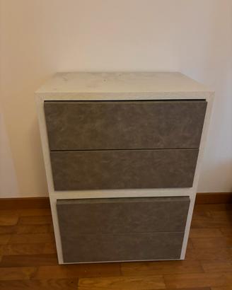 Moderna cassettiera doppia