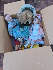 bambole, peluches e sorpresine kinder