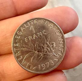 Moneta 1 Franco 1973 "Semeuse" - Francia