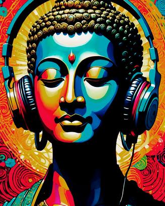 Stampa artistica su tela di cotone. Giclée