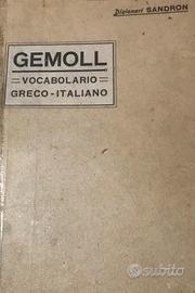 DIZIONARIO GRECO-ITALIANO: GEMOLL 1928