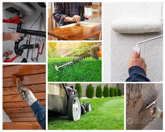 Lavori per la casa, manutenzioni, giardinaggio