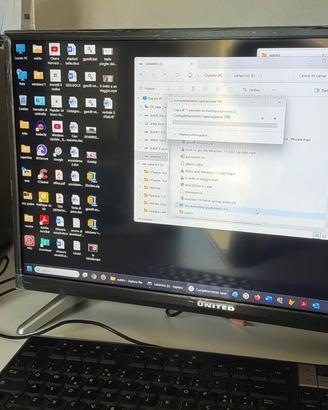 Televisore 24 pollici LED 24con telecomando UNITED