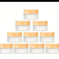 10pz Barattoli di Vetro Ricaricabili per Cosmetici