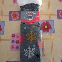 Calza antiscivolo con pelo,Taglia Unica 35/40