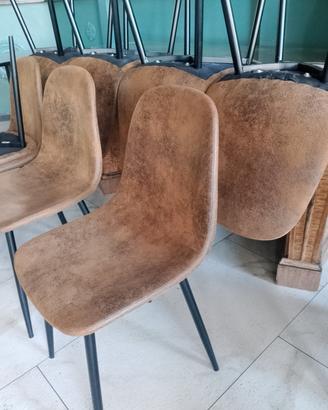 Titolo: Set Sedie Design Industrial in Eco-pelle