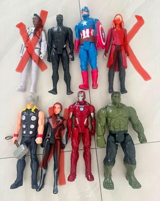 Supereroi Marvel Avengers DC Titan Hero Series
