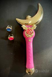 Cosplay Sailor Moon Scettro Lunare sonoro con luci
