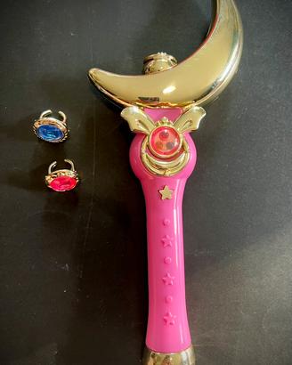 Cosplay Sailor Moon Scettro Lunare sonoro con luci