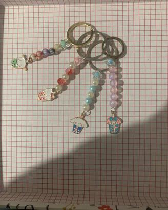 Porta chiavi  Hello Kitty fatti a mano 