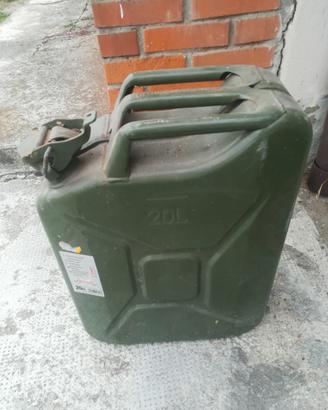 tanica carburante in metallo 20 litri