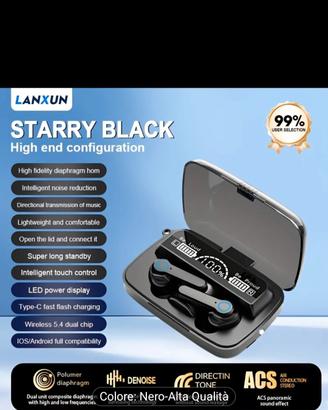 Auricolari wireless Black