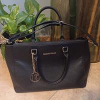 Borsa donna grande nera originale Trussardi jeans