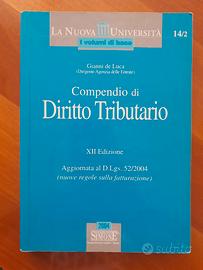 Compendio di diritto tributario.ed. simone