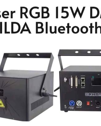 LASER RGB 15W DMX ILDA APP BLUETOOTH 